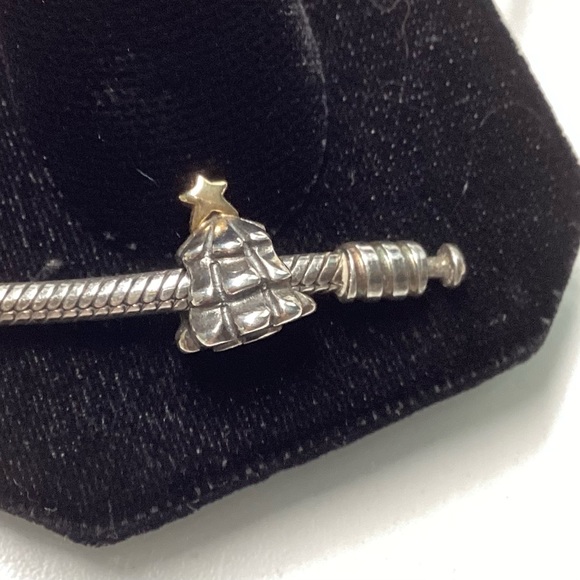 ⭐️ Sterling & Gold Christmas Tree Charm - Picture 2 of 4